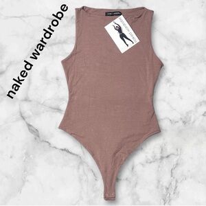 Naked Wardrobe Mauve Bodysuit